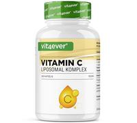 vit4ever Vitamine C Liposomale - 240 Gélules végétaliennes | Premium : Haute dose avec 1000 mg de Vitamine C Pure par Jour - Biodisponibilité Particulièrement Élevée