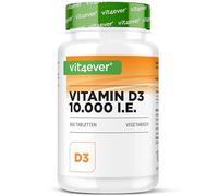 vit4ever Vitamine D3 10.000 U.I. - 365 Comprimés - 250 µg Vitamine D3