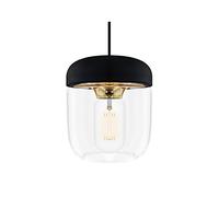 Vita Acorn Abat-jour noir + laiton poli 14 x 14 x 16 cm
