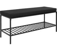 Vita Banquette avec coussin, noir.