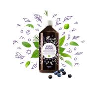Vita Biosa Berries 1 L de qualité biologique - Version sucré-acide avec concentré d'aronia, jus de groseille et jus de myrtille - dans le flacon populaire de 1000 ml