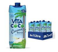 Vita Coco Eau De Coco Originale 6x1 Litre, Sans Gluten, Riche en Vitamine C et en Potassium