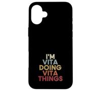 Vita Name Vita Personalized Name First Given Coque pour iPhone 16 Plus