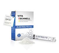 VITA SCHNELL Electrolytes Plus solution de réhydratation - perte d'eau et de sels corporels, après le sport - 20 sticks de 8,5 g