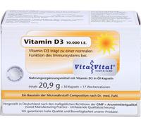 Vita Vital Vitamine D3 10,000 i.U. gélules, 50 gélules