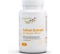 Vita World Extrait de safran | 60 gélules | 100% safran naturel d'Espagne | avec magnésium et vitamines B | végétalien | sans gluten et sans lactose