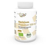 Vita World Hericium poudre qualité bio 500mg 120 Capsules Made in Germany
