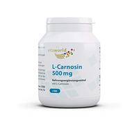 Vita World Pack de 3 L-Carnosine 500mg 3 x 100 Capsules végétales production de pharmacie Made in Germany