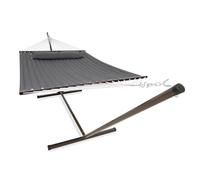 VITA5 Hamac Double avec Support 2 Personnes 200 kg Extérieur