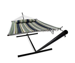 VITA5 Hamac Double avec Support 2 Personnes 200 kg Extérieur
