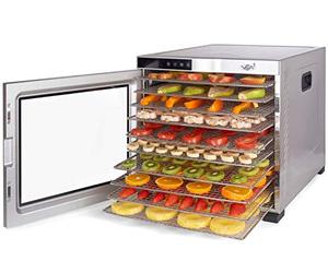 VITA5 XL Déshydrateur Alimentaire 10 Plateaux Inox 1000 W