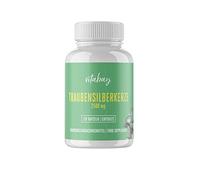 Vitabay Actée à Grappes 2.500 mg - 120 gélules véganes - Extrait de Cimicifuga racemosa (Black Cohosh) - extrait concentré 5:1 de rhizome - vegan & testé en laboratoire en Allemagne - réserve 4 mois