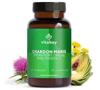 Vitabay Chardon Marie 250 mg - Artichaut (200 mg) et Silymarine (200 mg)