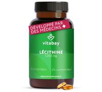 Vitabay Lécithine 1200 mg - 120 softgels végétaliens