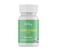 Vitabay Vitamine B3 Niacine 500mg - 90 capsules VEGANES Flush Free Niacinamide - Vitamine B3 hautement dosée en niacinamide - Vitamine B3 Niacinamide B3 Vitamine - Capsules de niacinamide Vitamine B 3