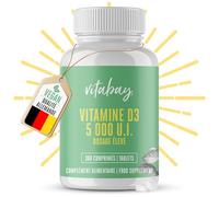 Vitabay Vitamine D3 5000 IU - 300 Comprimés de Vitamine D Cholécalciférol