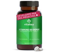 Vitabay Vitamine D3 5000 IU - 500 Comprimés de Vitamine D Cholécalciférol