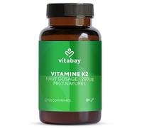 Vitabay Vitamine K2 (200 µg/120 comprimés végétaliens) • Vitamine K2 à haute dose, MK-7 (Menaquinone-7