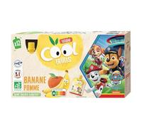 VITABIO - Compote à Boire Banane Pomme Bio, Saveur Fruitée et Onctueuse (12x90g) - Lot de 3 - vendu par Lot