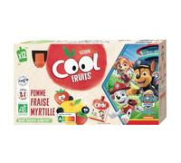 VITABIO - Compote à Boire Bio Sans Sucres Ajoutés, Pomme Fraise Myrtille Gourmandise Fruitée (12x90g) - Lot de 3 - vendu par Lot