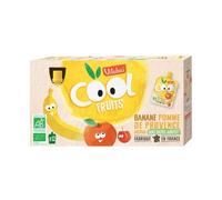 Vitabio Cool Fruits - Gourdes La Pat' Patrouille Banane Pomme - 12 x 90 g - BIO