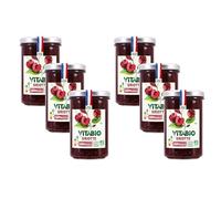 VITABIO - Confiture de Griotte 100% issue de fruits - BIO - Lot de 6-6x275g