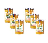 VITABIO - Confiture d'Orange 100% issue de fruits - BIO - Lot de 6-6x275g