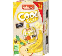 Vitabio Cool Fruit Banane Et Pomme 12x90g