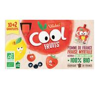 Vitabio Cool Fruit Pomme/Fraise/Myrtille 12x90g