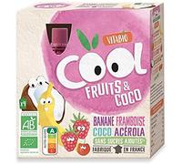 Vitabio Cool - Fruits/Coco - Banane Framboise Coco 4x85 g - BIO