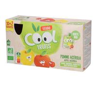 Vitabio Cool Fruits Pomme Nature Gourde De Purée De Fruits Gourdes 12x90g