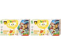 Vitabio Cool Fruits - Gourdes La Pat' Patrouille Banane Pomme - 12 x 90 g - BIO (Lot de 2)