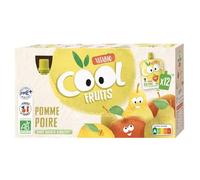 Vitabio Cool Fruits Gourdes Pomme Poire de Provence Bio - Sans sucres ajoutés - 12 x 90 g