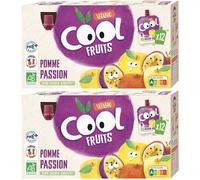 Vitabio COOL FRUITS POMME DE FRANCE PASSION +3 ans 12x90g Purée 24x90 g