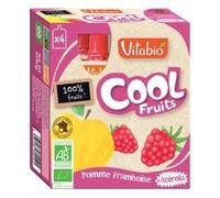 Vitabio Cool Fruits Pomme, Framboise, Acérola 4X90g