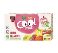 Vitabio Cool Fruits Pomme Framboise Acérola Bio 12 x 90g
