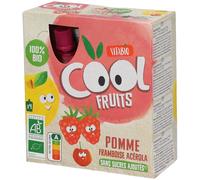 Vitabio Cool Fruits Pomme Et Framboise 4x90g