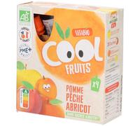 VITABIO Cool Fruits Pomme Pêche Abricot Autre 4x90 g