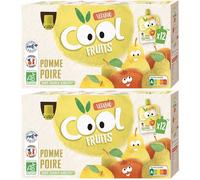 Vitabio COOL FRUITS POMME POIRE +3 ans 12x90g Purée 24x90 g