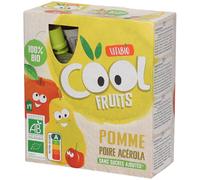 Vitabio Cool Fruits Pomme - Poire Bio Aliment 4x90 g