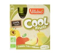Vitabio Cool Gourde Fruits Pomme Poire 4x90g