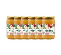VITABIO - Purée de Pomme Ariane - 700g - BIO - Lot de 6
