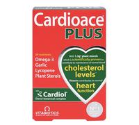 Vitabiotics Cardioace Plus 60 Capsules Omega-3 Ail Lycopène Plante Stérols