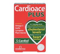 Vitabiotics Cardioace Plus 60 Capsules Omega-3 Ail Lycopène Stérols Végétaux