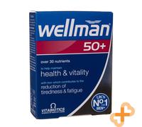 Vitabiotics Wellman 50+ 30 Comprimés Multi-Vitamines & Minéraux