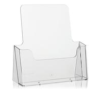 VITAdisplays Lot de 2 supports pour prospectus Transparent Format A4