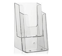 VITAdisplays Lot de 40 pieds d'inertie à 2 étages DIN A6 Transparent