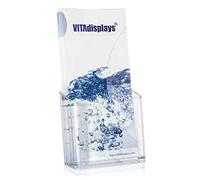 VITAdisplays® Support DIN long (DL,1/3 A4, 10,5 × 21 cm), transparent (NE-107)