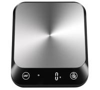 Vitafit 10kg Balance de cuisine numérique, Professionnelle de Pesage Depuis 2001, 6 Unités et Fonction Tare Acier Inoxydable Smart Digital Balance de Alimentaire Multifonctionnel,Noir