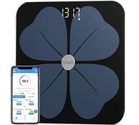 Vitafit Balance Pese Personne, Balance Connectée Bluetooth Pèse Personne Impédancemètre, Balance Impedancemetre avec 13 Données Corporelles (BMI/Graisse Corporelle/Masse Osseuse/BMR/Muscle/Eau),Noir
